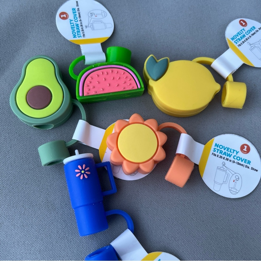 5 Target Novelty Straw Covers
